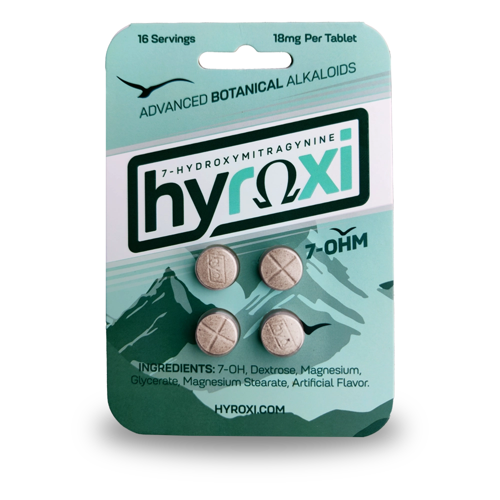 Hyroxi 7OHM Advanced Alkaloid Tabs 4ct 18mg - 7ohplus