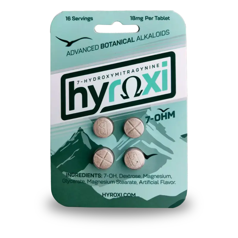 Hyroxi 7OHM Advanced Alkaloid Tabs 4ct 18mg - 7ohplus