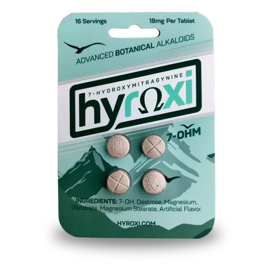 Hyroxi 7OHM Advanced Alkaloid Tabs 4ct 18mg - 7ohplus