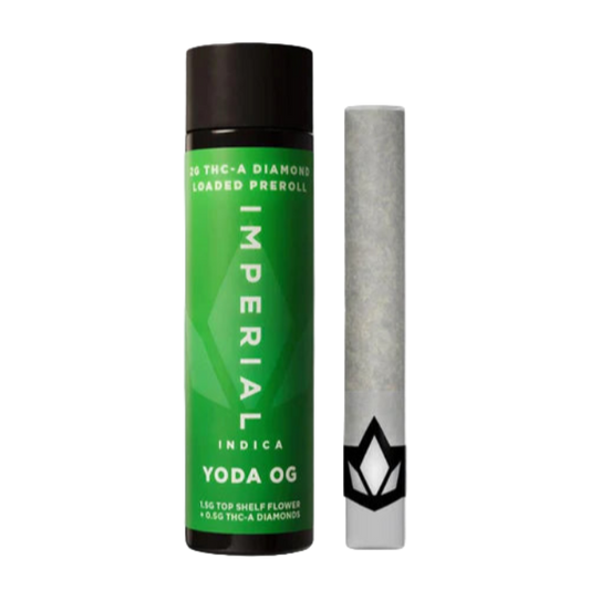 IMPERIAL THC-A LOADED PREROLL 2G – YODA OG INDICA