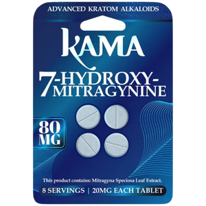 KAMA 7 Hydroxymitragynine Natural 20mg 4ct - Herbal