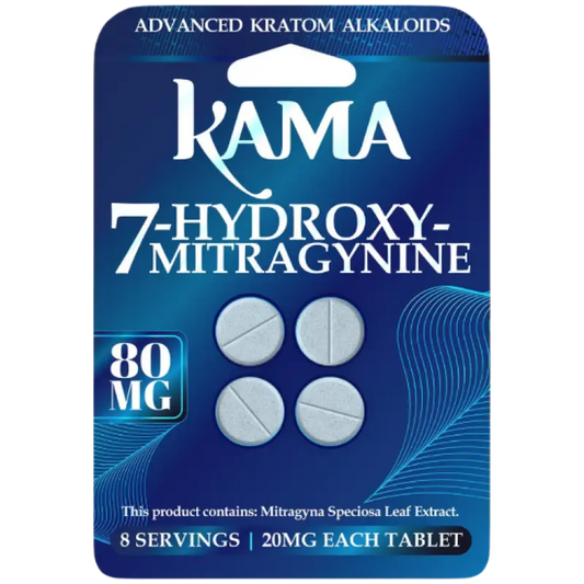 KAMA 7 Hydroxymitragynine Natural 20mg 4ct - Herbal