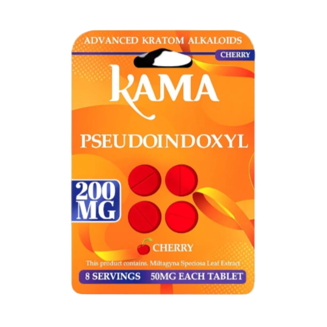 KAMA PSEUDOINDOXYL TABLETS 4CT / 50MG EACH – CHERRY