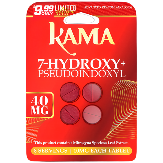 KAMA 4ct 7OH + Psuedoindoxyl Tabs Unflavored 10mg per Tablet