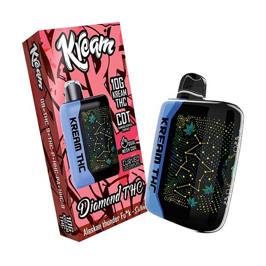 KREAM DIAMOND-THC 10G DISPOSABLE -  ALASKAN THUNDER FU*K - SATIVA