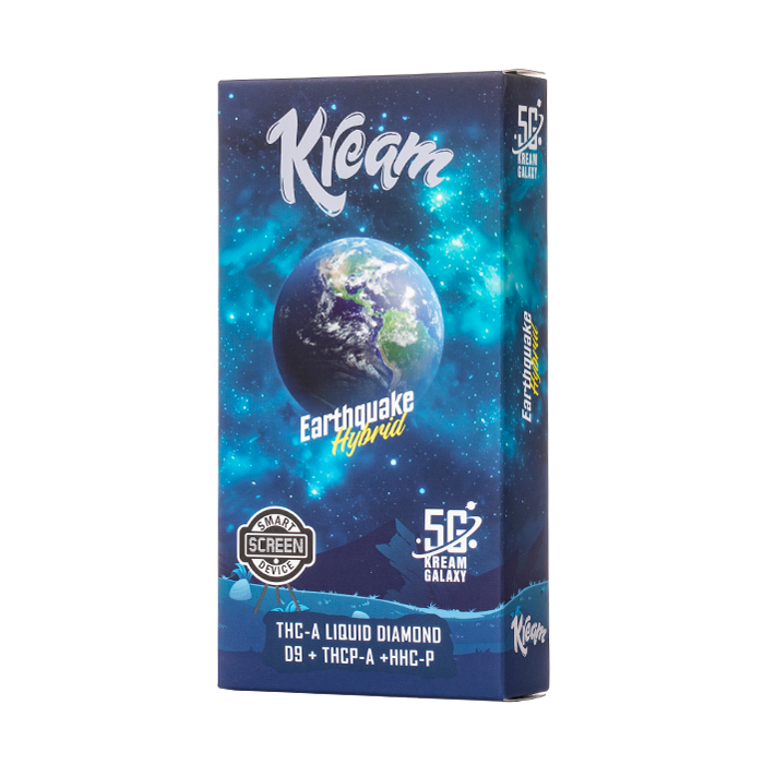 KREAM GALAXY LIQUID DIAMOND THC-A 5G DISPOSABLE - EARTHQUAKE HYBRID