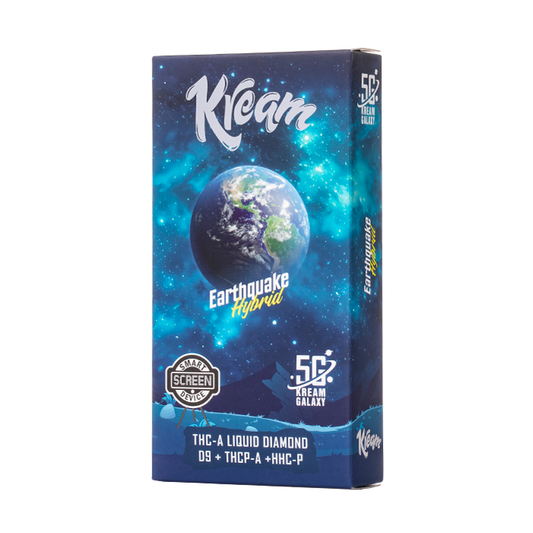 KREAM GALAXY LIQUID DIAMOND THC-A 5G DISPOSABLE - EARTHQUAKE HYBRID
