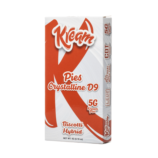 KREAM PIES CRYSTALLINE D9 THC-P+THC-V 5G DISPOSABLE - BISCOTTI HYBRID