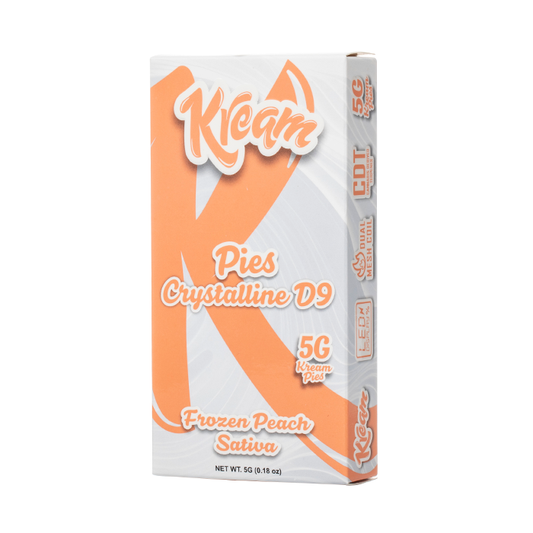 KREAM PIES CRYSTALLINE D9 THC-P+THC-V 5G DISPOSABLE - FROZEN PEACH SATIVA