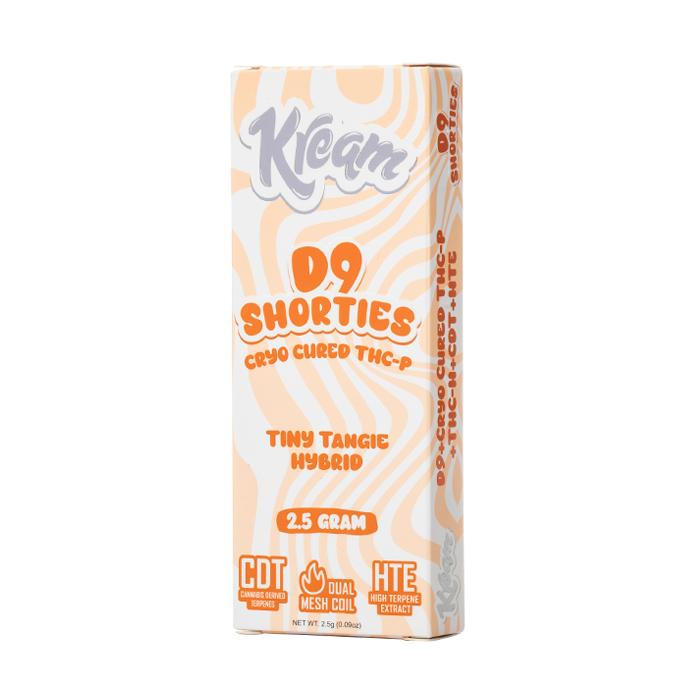 KREAM D9 SHORTIES CRYO CURED THC-P 2.5G DISPOSABLE - TINY TANGIE HYBRID