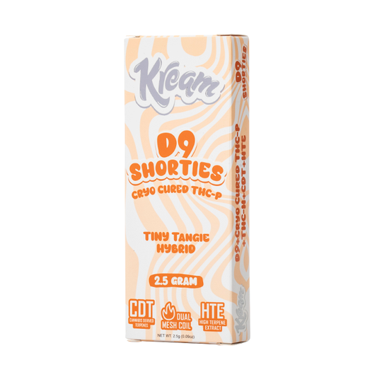 KREAM D9 SHORTIES CRYO CURED THC-P 2.5G DISPOSABLE - TINY TANGIE HYBRID