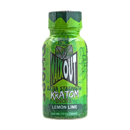 MAXXOUT EXTRA STRENGTH KRATOM SHOT 380MG – LEMON LIME