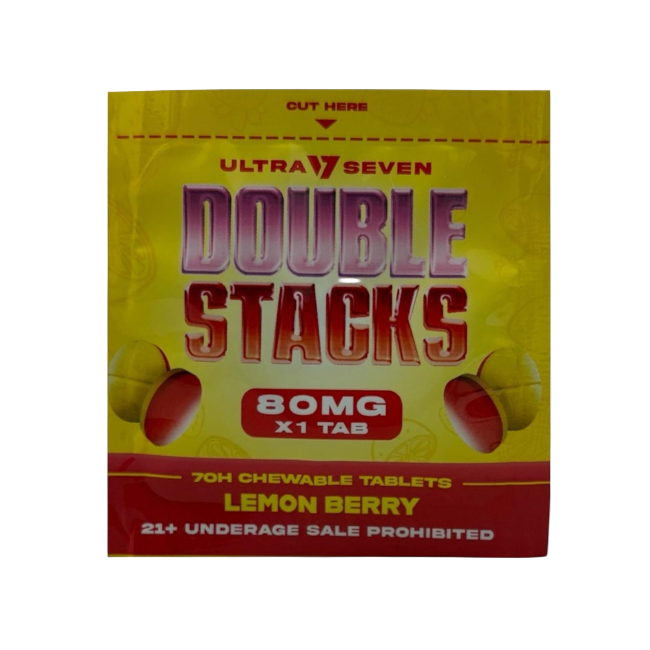 🎁 Ultra Seven Double Stacks 1ct 7OH Chewable Tab Lemon Berry 80mg Per Tablets (100% off)