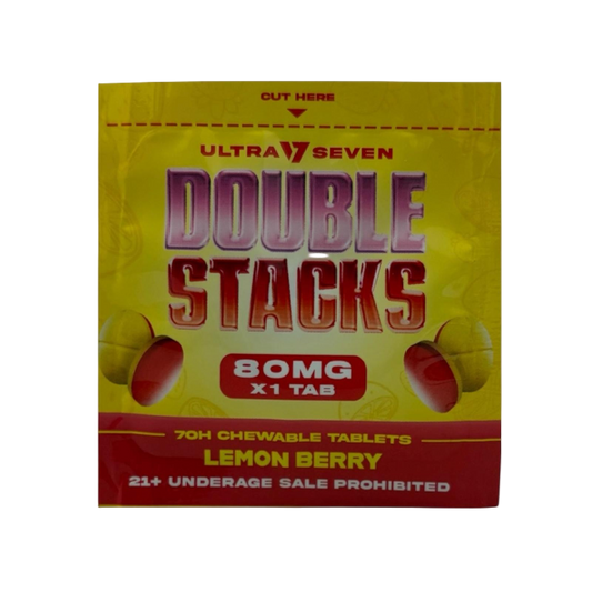 🎁 Ultra Seven Double Stacks 1ct 7OH Chewable Tab Lemon Berry 80mg Per Tablets (100% off)