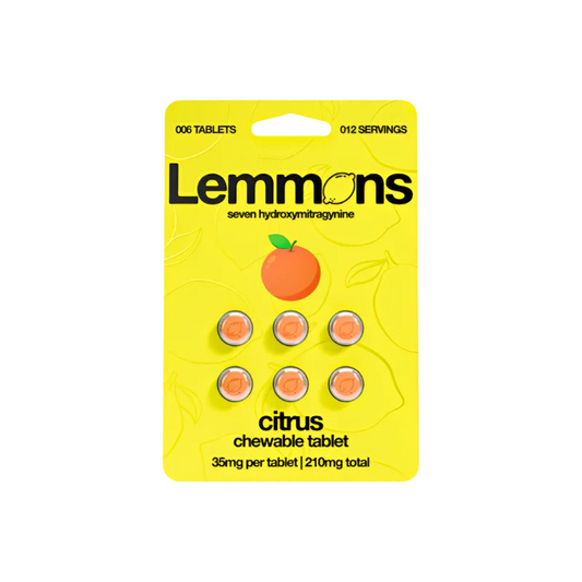 Lemmons 6ct 7OH Tabs Citrus 35mg Per Tablet - Seven Tech