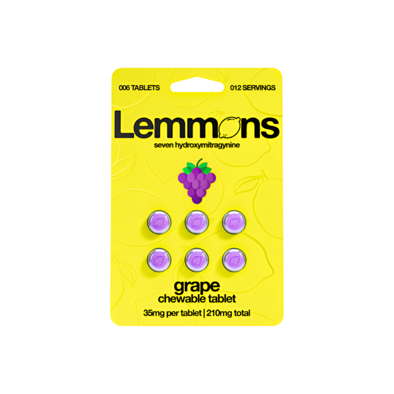 Lemmons 6ct 7OH Tabs Grape 35mg Per Tablet