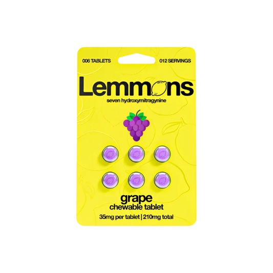 Lemmons 6ct 7OH Tabs Grape 35mg Per Tablet - Seven Tech