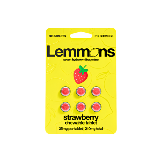 Lemmons 6ct 7OH Tabs Strawberry 35mg Per Tablet