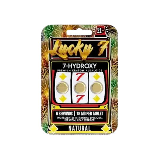 Lucky 7 3ct 7OH Chewable Tabs Natural 18mg per Tablet - Seven Tech