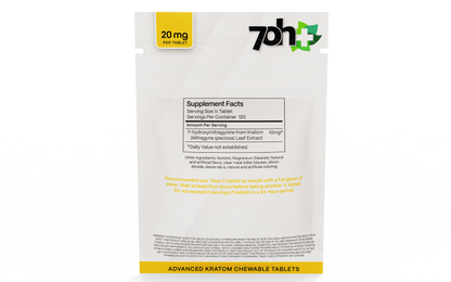 7OH Plus 7OH Chewable Tabs 20mg per Tablet - Seven Tech