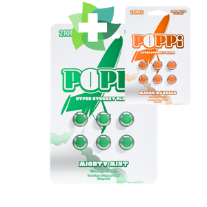 Poppi 6ct 7OH Tabs Mighty Mint 35mg Per Tablet (+ Bonus Poppi Mango)