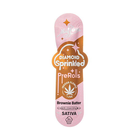 MUFFINS DIAMOND INFUSED PRE ROLL 1CT BROWNIE BATTER