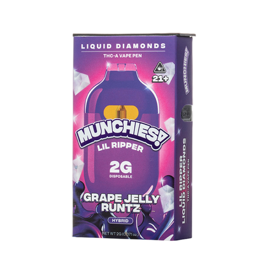 MUNCHIES LIL RIPPER 2G DISPOSABLE - GRAPE JELLY RUNTZ HYBRID
