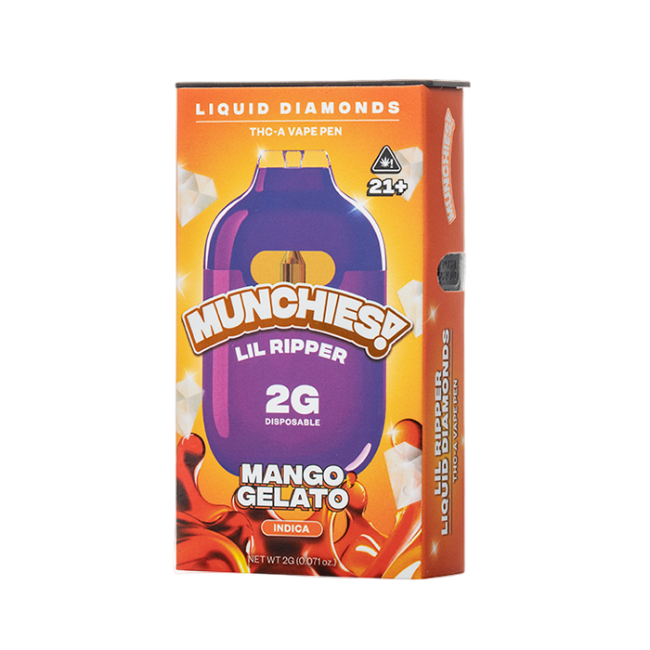 MUNCHIES LIL RIPPER 2G DISPOSABLE - MANGO GELATO INDICA