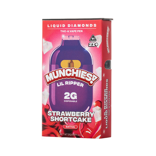MUNCHIES LIL RIPPER 2G DISPOSABLE - STRAWBERRY SHORTCAKE SATIVA