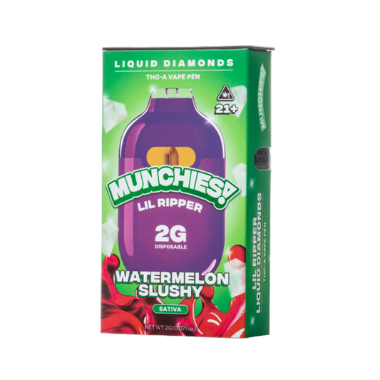 MUNCHIES LIL RIPPER 2G DISPOSABLE BOX OF 10 - WATERMELON SLUSHIE SATIVA