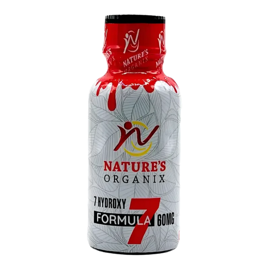 Nature's Organix 7 Hydroxymitragynine Liquid Shot Red 60mg - Seven Tech