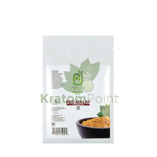 NJOY KRATOM POWDER 30G - MALAY RED VEIN