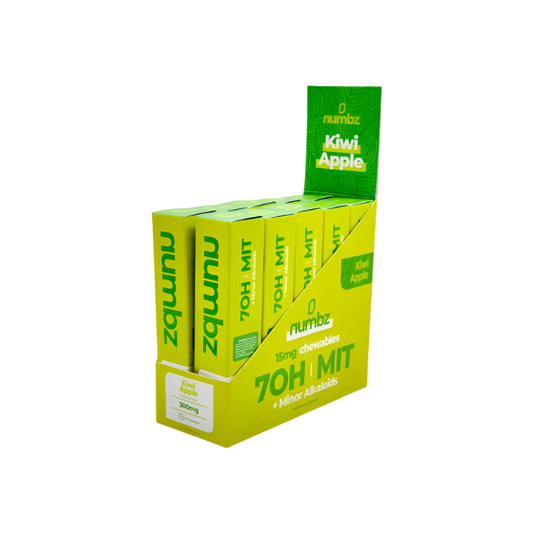 Numbz 20ct 7OH + MIT Tablets Kiwi Apple 15mg Per Tablet
