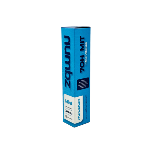 Numbz 20ct 7OH + MIT Tablets Mint 15mg Per Tablet