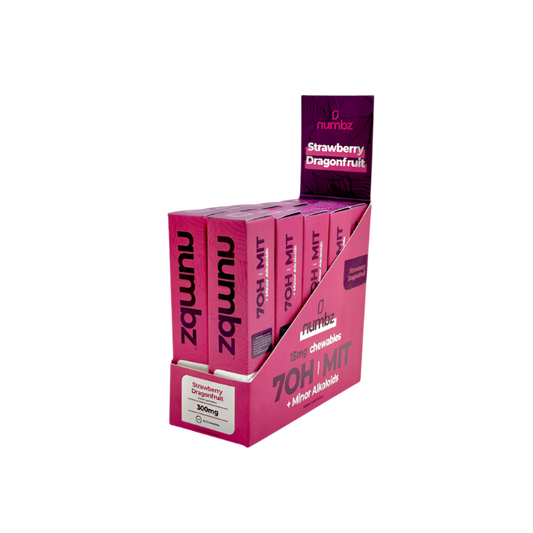 Numbz 20ct 7OH + MIT Tablets Kiwi Strawberry Dragon Fruit 15mg Per Tablet