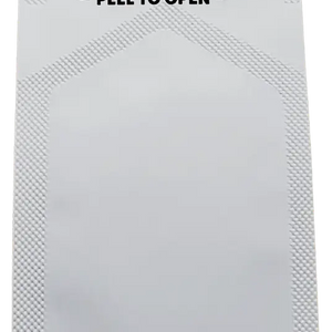 Sealed white foil packet with ’PEEL TO OPEN’ text and ’NOT FOR INDIVIDUAL SALE’ warning.