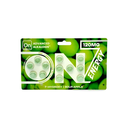 On7 12ct 7OH Sour Apple Tabs 10mg Per Tablet - Seven Tech