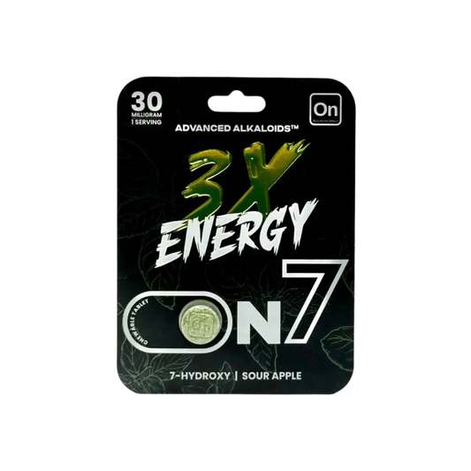 3X Energy On7 chewable tablet.