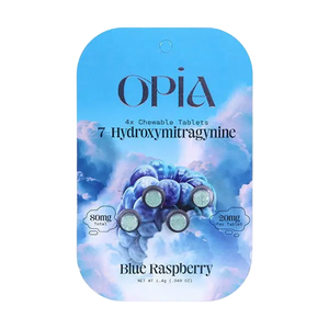 OPiA 7-OH 20mg Tabs Blue Raspberry 4 ct - 7ohplus