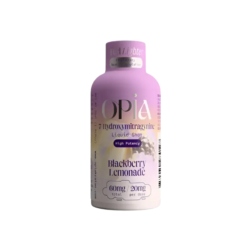 🎁 Opia 7 Hydroxymitragynine Liquid Shot Blackberry Lemonade 60mg 30ml (100% off)