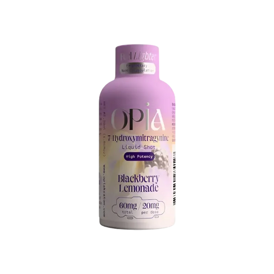 🎁 Opia 7 Hydroxymitragynine Liquid Shot Blackberry Lemonade 60mg 30ml (100% off)