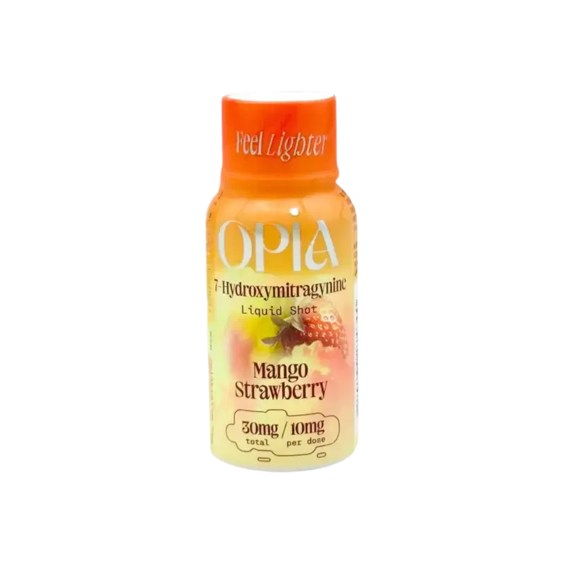🎁 Opia 7 Hydroxymitragynine Liquid Shot Mango Strawberry 30ml (100% off)