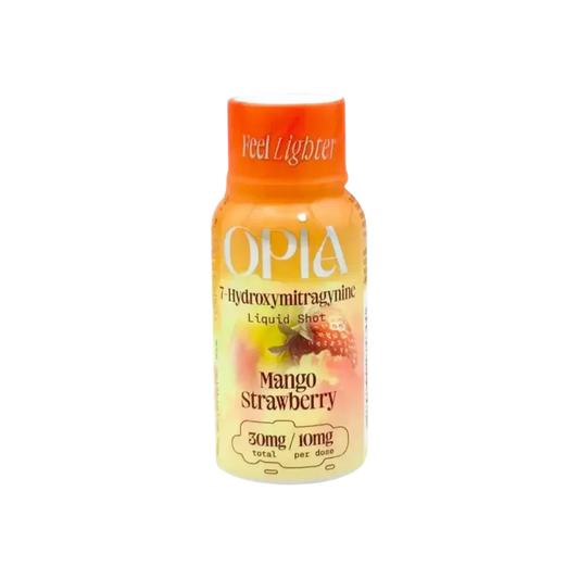 🎁 Opia 7 Hydroxymitragynine Liquid Shot Mango Strawberry 30ml (100% off)