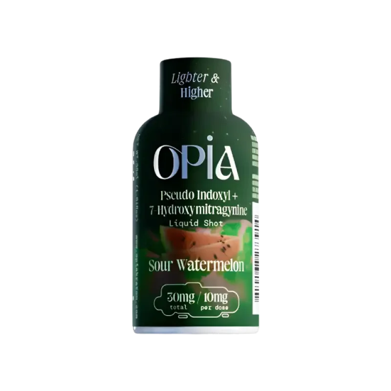 🎁 Opia Pseudo 7 Hydroxymitragynine Liquid Shot Sour Watermelon 30ml (100% off)