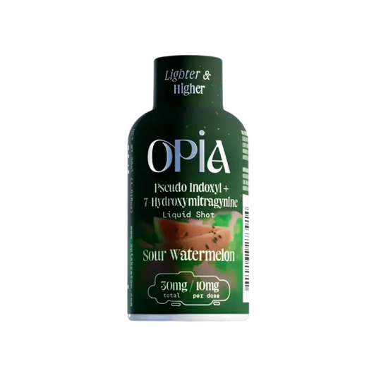 🎁 Opia Pseudo 7 Hydroxymitragynine Liquid Shot Sour Watermelon 30ml (100% off)