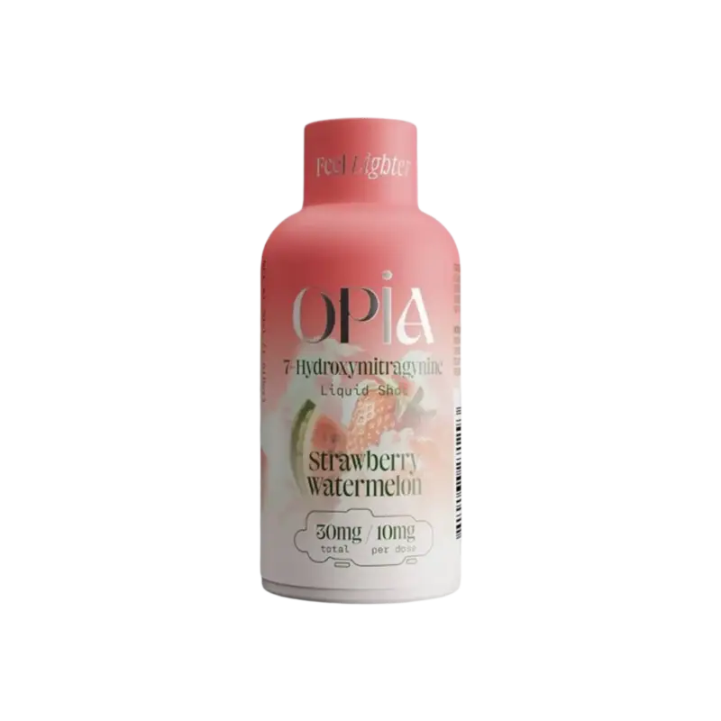 Pink bottle of OPI strawberry watermelon hydroxynitrogenate liquid.