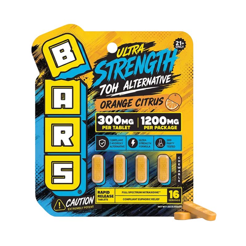 Tre House Bars Ultra Strength 7OH Alternative Tablets 4ct 300mg Per Tablet