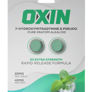 Oxin brand kratom supplement.