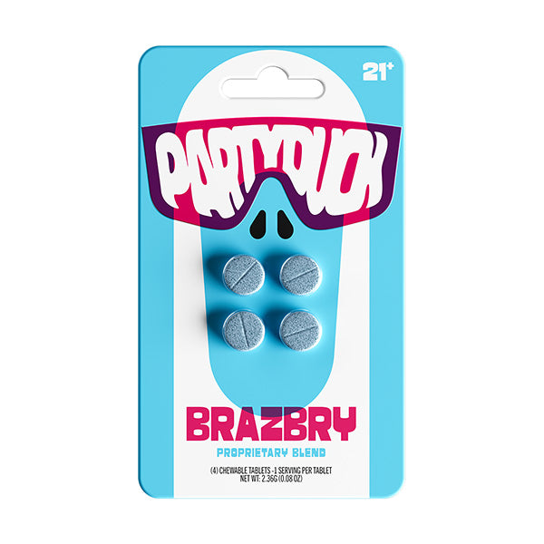 PARTY DUCK PROPRIETARY BLEND TABLETS 4 CT - BRAZBRY