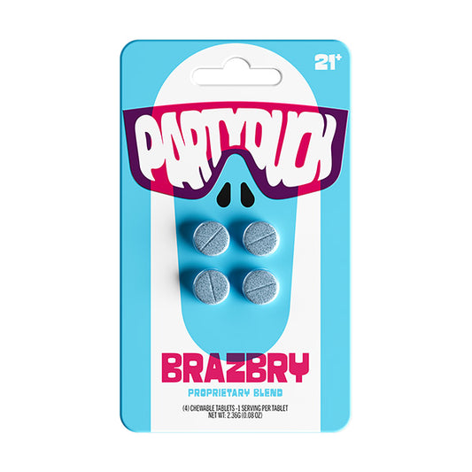 PARTY DUCK PROPRIETARY BLEND TABLETS 4 CT - BRAZBRY